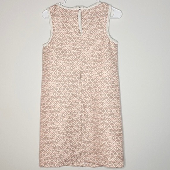 Max Studio Pale Pink & White Casual Summer Patterned Mini Dress Size 2 - Picture 3 of 9